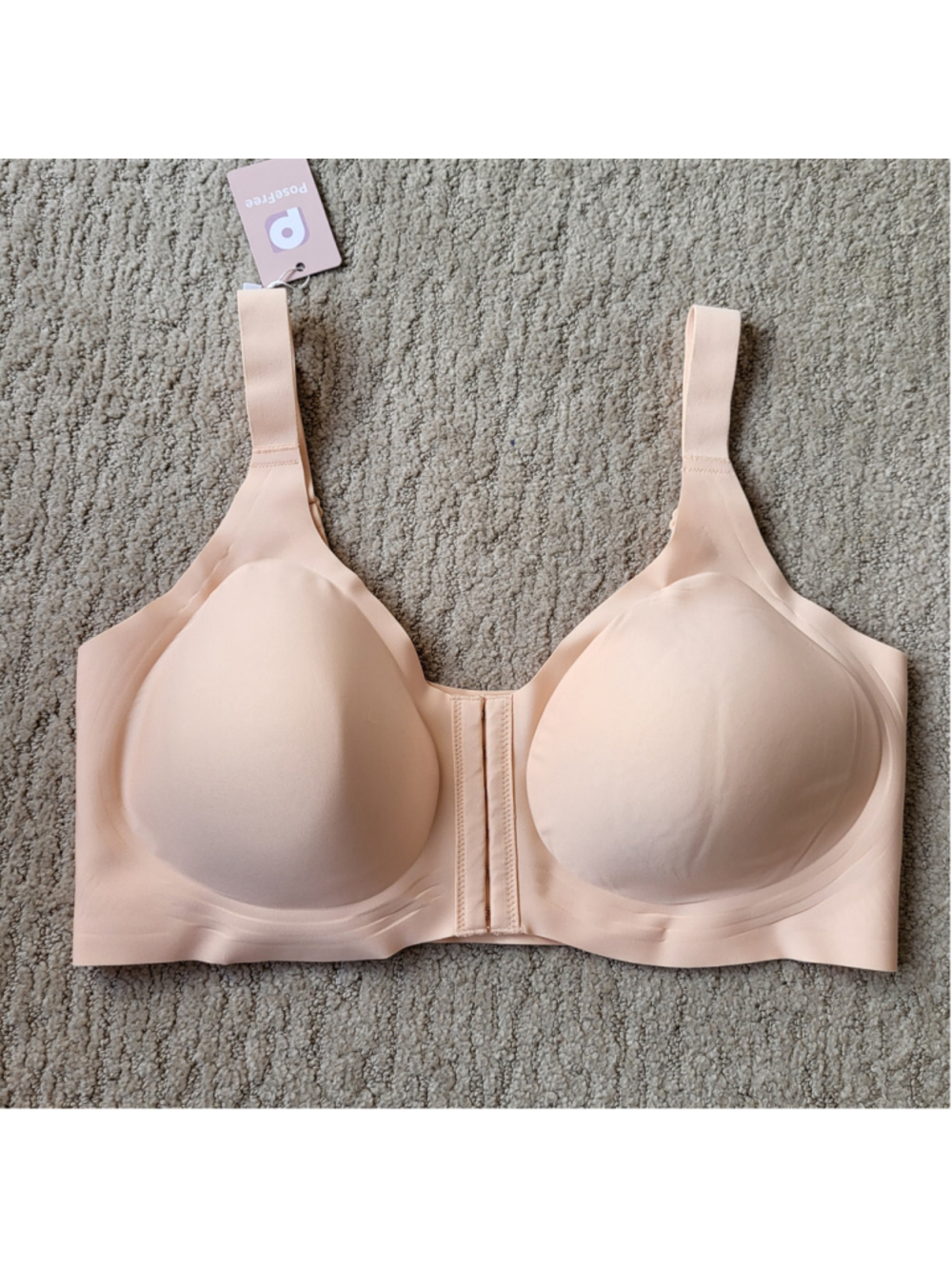 Women’s Wireless Front Closure Everyday Bra – PoseFree – Nude – Size XL – NWT - Picture 11 of 16